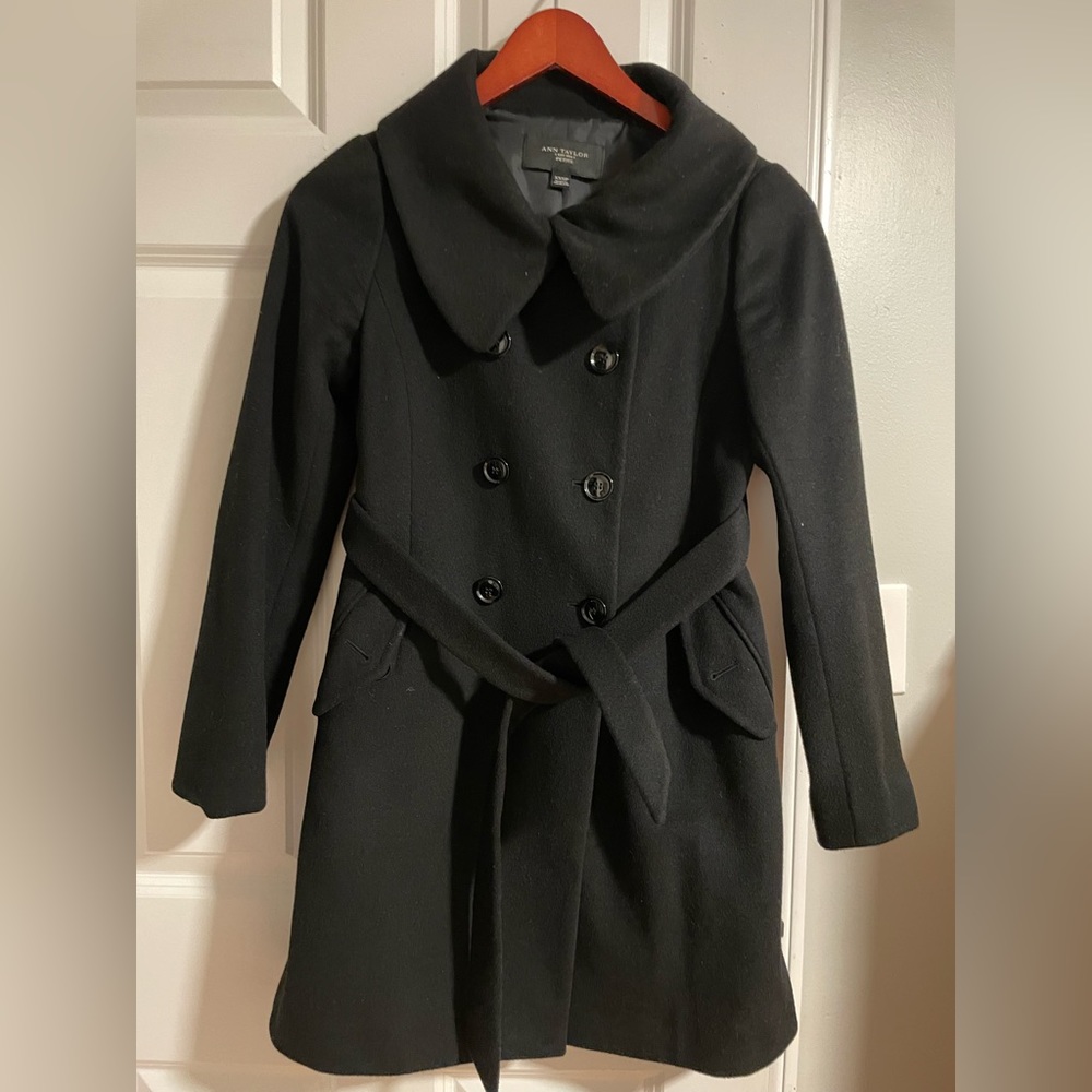 Ann Taylor Petite black coat